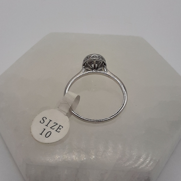 R1022 Clear Ring Plated - Fragrant Jewels - Picture 5 of 7